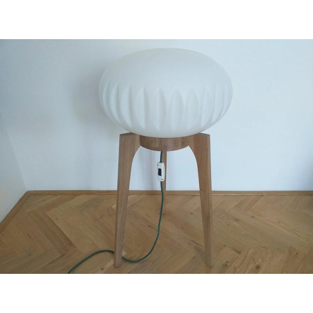 Large Mid-Century Floor Lamp from Krásná Jizba for ÚLUV, 1970s For Sale - Image 8 of 9