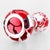 Red Antique Art Nouveau Cranberry Glass & Silver Overlay Vase For Sale - Image 8 of 13