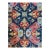 Thibaut F910829 Persian Carpet Navy Cotton Fabric 4 1/2 Yards For Sale
