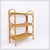 1960s Vintage Bohemian Style Three-Tier Rattan Shelf, 1960s For Sale - Image 5 of 15