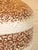 Vintage Textured Ceramic Table Lamp With Brown and White Stripes For Sale - Image 10 of 10