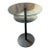 Rare Vintage Postmodern Tiered Glass Side or End Table – Fly Line (1980s) Made in Italy For Sale