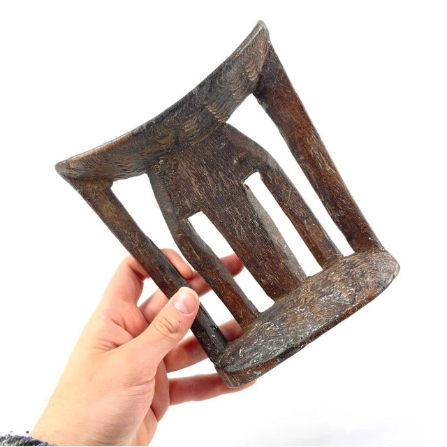 Early 20th Century Early 20th Century Wooden Headrest Ethiopia For Sale - Image 5 of 7