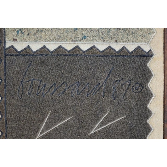 Late 20th Century Very Large Late 20th Century American Indian Original Textile Piece by Artist Dana Boussard Shaw For Sale - Image 5 of 10