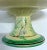 19th Century Antique Majolica Leaf & Floral Compote For Sale - Image 5 of 5
