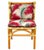A restored mid-century rattan dining chair features an elegant stick rattan seat and 3-strand back design. The chairs...