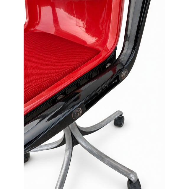 Black Modus 5 Desk Chair by Osvaldo Borsani for Tecno, 1970s For Sale - Image 8 of 11