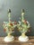 Mid 20th Century Vintage Floral Bouquet Tole Table Lamps - Pair For Sale - Image 5 of 18