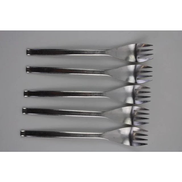 Silver Model 2090 Cutlery by Helmut Alder for Amboss, 1963, Set of 5 For Sale - Image 8 of 8