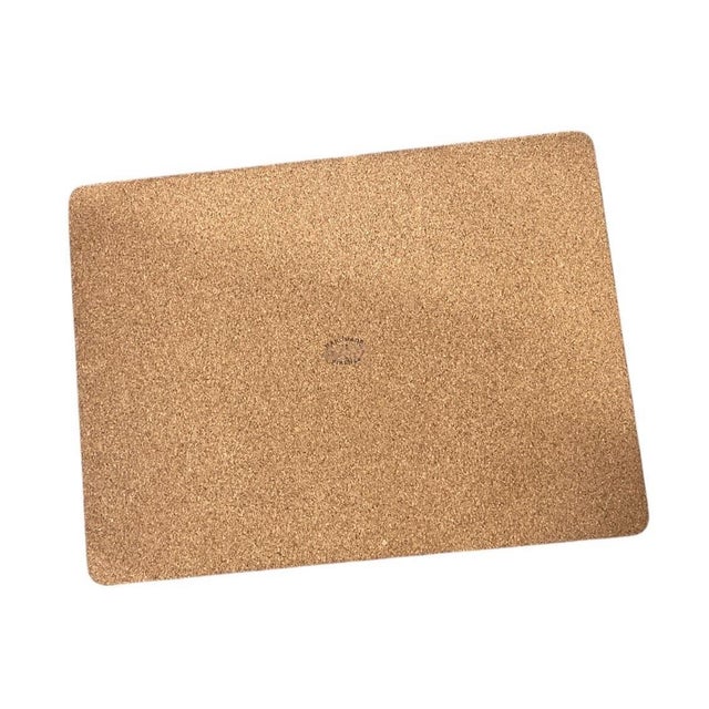 Vintage Italian Red Coral Cork-Backed Placemats - Set of 6 For Sale In West Palm - Image 6 of 11