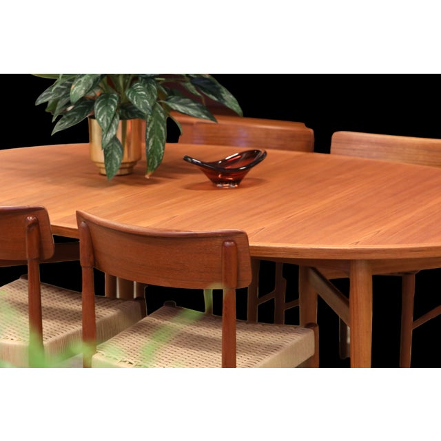 Danish Chairs in Teak with Wicker Seat, 1960s, Set of 4 For Sale - Image 16 of 18