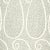 Sample- Schumacher Ambala Paisley Fabric in Fog For Sale