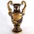 English Medium English Mason's Ironstone Mazarine Blue and Gilt Two-Handle Urn For Sale - Image 3 of 11