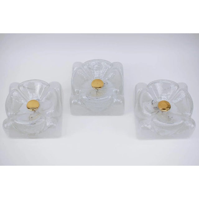 German Murano Glass Ceiling Lamp by Doria Leuchten, 1970s, in Very Good conditions. Designed 1970 to 1979 This piece has...