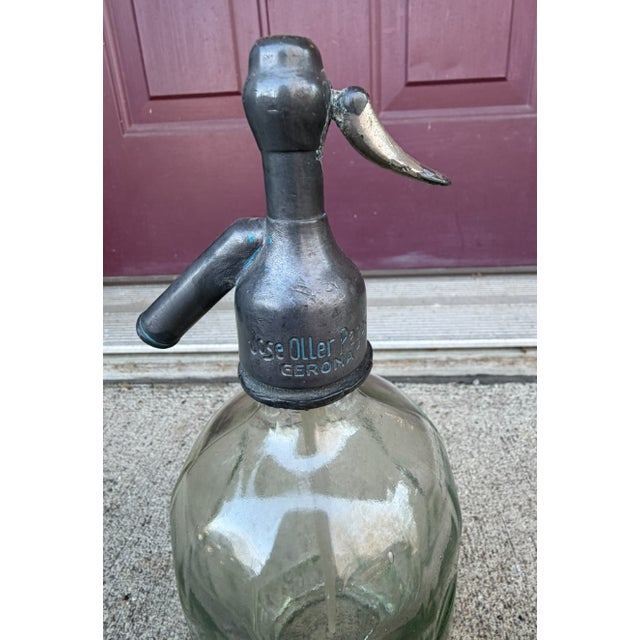 Vintage French seltzer bottle dating to the circa 1920s. Seltzer bottles were designed to dispense carbonated water while...