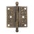 Antique 3.5 X 3.5 In. Victorian Bronze Butt Door Hinge For Sale