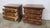 Wood Pair James Sterling Mahogany Nightstands Tables Designer For Sale - Image 7 of 10