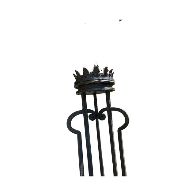 19th Century Spanish Hand-Forged Iron Dragon Chandelier, Barcelona For Sale In Greenville, SC - Image 6 of 12
