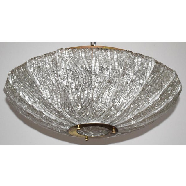 Mid-Century Modern Model Plafonnier Chandelier from Barovier & Toso, 1960s For Sale - Image 3 of 9