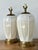 Vintage Boho Frederick Cooper Ginkgo Glazed Ceramic Lamps - A Pair For Sale - Image 12 of 12