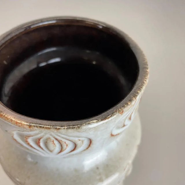 Pottery Fat Lava Vases from Scheurich, Germany, 1970s, Set of 3 For Sale - Image 11 of 18