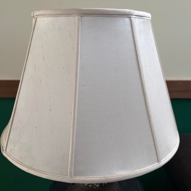 Antique Cloisonné Vase Base Lamp For Sale In Washington DC - Image 6 of 12