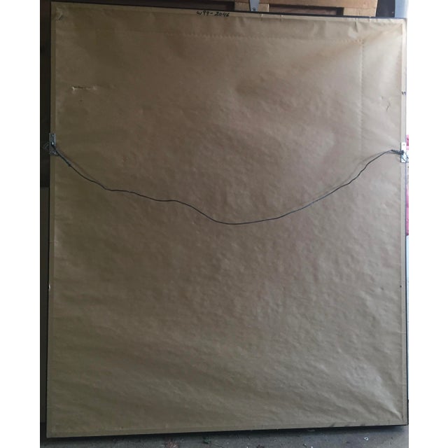 1990s Framed Jazz Musician Painting by Pashyanti Carole Hand For Sale In San Francisco - Image 6 of 6