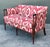Vintage Ikat Print Georgian Loveseat For Sale - Image 11 of 12
