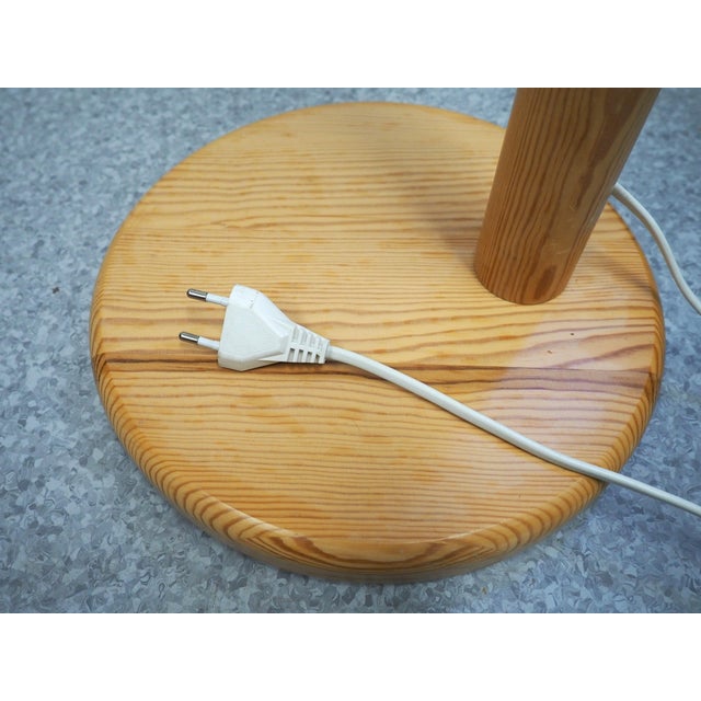 Pine Floor Lamp for Solbacken, Sweden, 1970s For Sale - Image 9 of 15