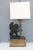 1950s Traditional Style Table Lamp - "Winged Lion Holding Lamp" For Sale - Image 10 of 11