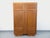 Vintage Art Deco Style Wardrobe in Oak, 1950s For Sale - Image 15 of 15