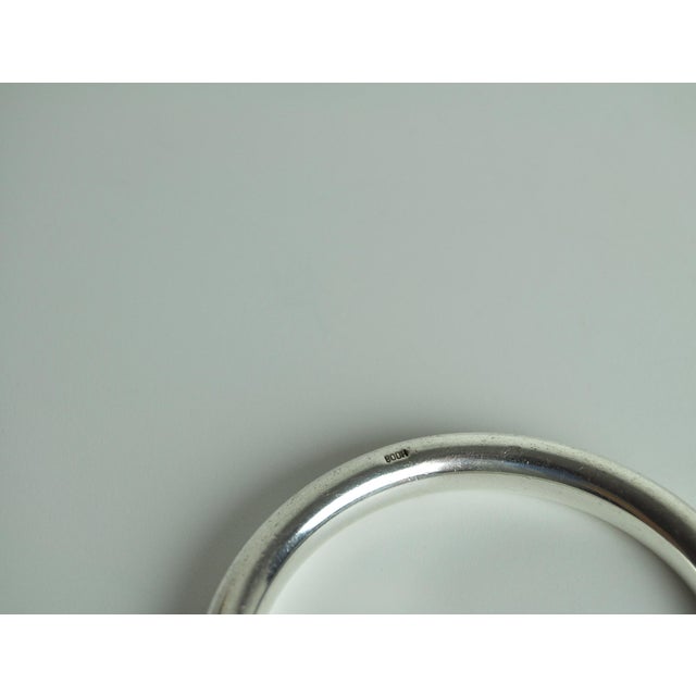 Silver Bangle by Jeweller Leif Bodh Have, Denmark, 1970s For Sale - Image 6 of 11