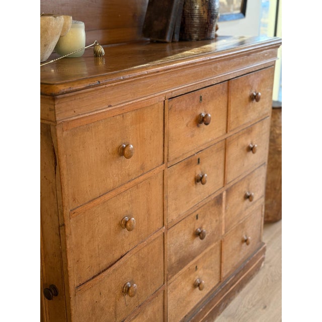 Rare 19th Century English Pine Dairy Hutch For Sale - Image 11 of 12