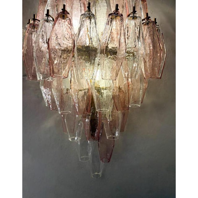 Murano Glass Polyhedral Wall Sconces attributed to Carlo Scarpa for Venini, 1960s, Set of 2 For Sale - Image 3 of 10