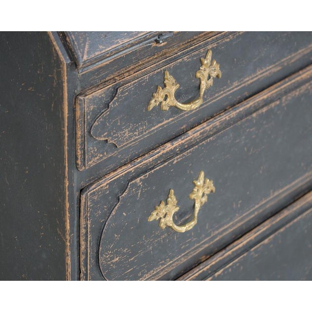 Black 18th Century Scandinavian Bureau For Sale - Image 8 of 12