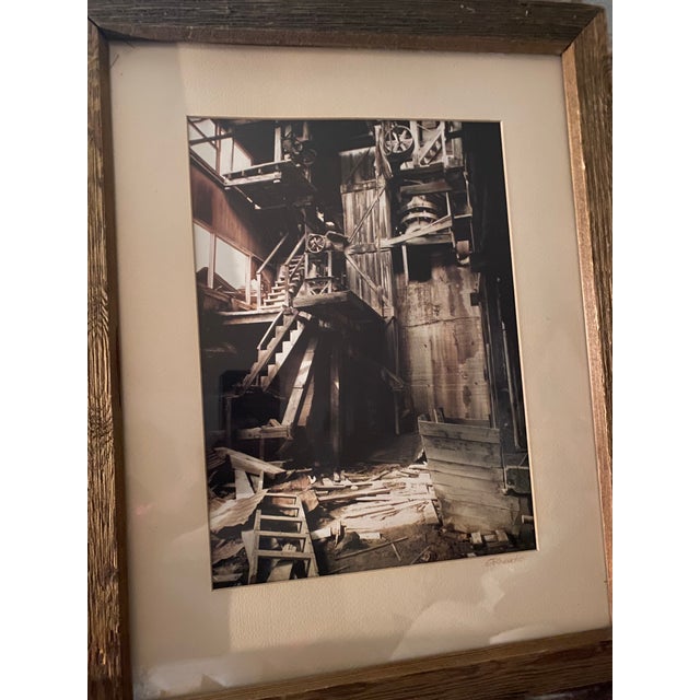 Industrial Late 20th Century Gerry Rhoades Cibachrome Photographic Print of Argo Mill, Idaho Springs. For Sale - Image 3 of 12