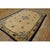 Chinese 1900s Beige Floral Minimalist Deco Antique Peking Wool Knotted Small Rug For Sale - Image 3 of 10