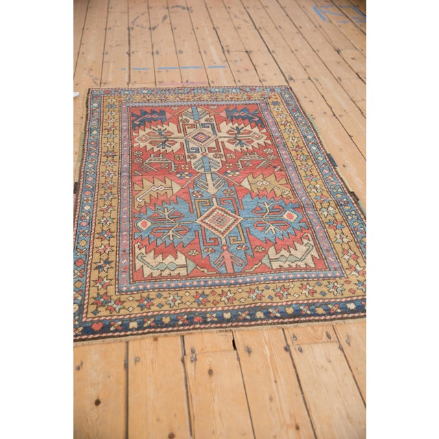 Vintage Heriz Rug - 3'5" X 5' For Sale In New York - Image 6 of 12