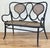 Vintage Bentwood Bench With Caned Seat For Sale - Image 4 of 15