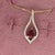 Mozambique Ruby Pendant With Natural Diamond Accents: Solid 14k Gold, 6x5mm For Sale - Image 4 of 10