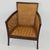 Mid-Century Modern Crate & Barrel "Blake" Leather Chairs and Ottoman For Sale - Image 3 of 11