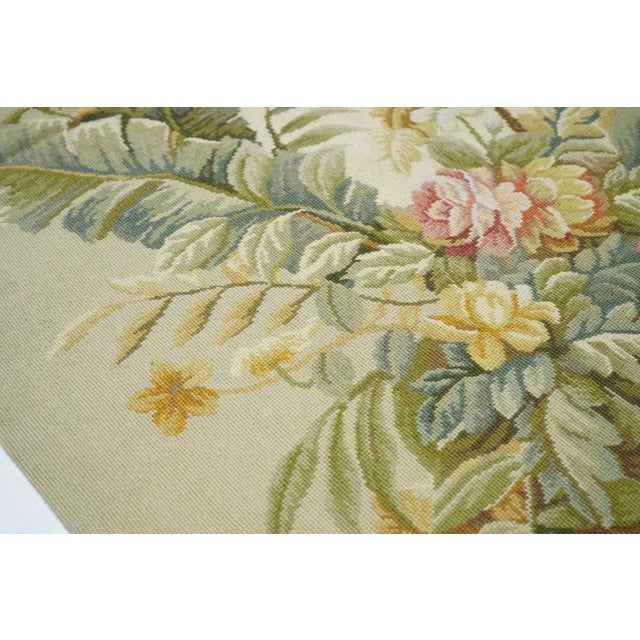 19th Century French Aubusson Design Rug 7'10'' X 9'10'' For Sale - Image 5 of 9