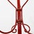 Red Metal Freestanding Coat Rack with Curved Hooks For Sale - Image 4 of 8