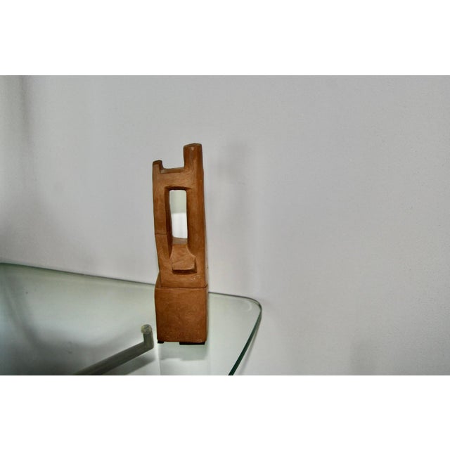 1980s Architectural Study in Terracotta by Alois Kaspar Klingen, 1984 For Sale - Image 5 of 9