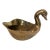 Mid-Century Solid Brass Swan Planter Hollywood Regency Style For Sale