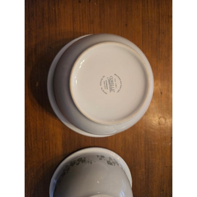 Corning Inc. Vintage Corelle Coordinates Callaway Ivy Mixing Bowl Set For Sale - Image 4 of 6