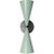 The handsome Tuxedo Wall Sconce embodies French and Italian Midcentury Modernism and blends well with many interior design...
