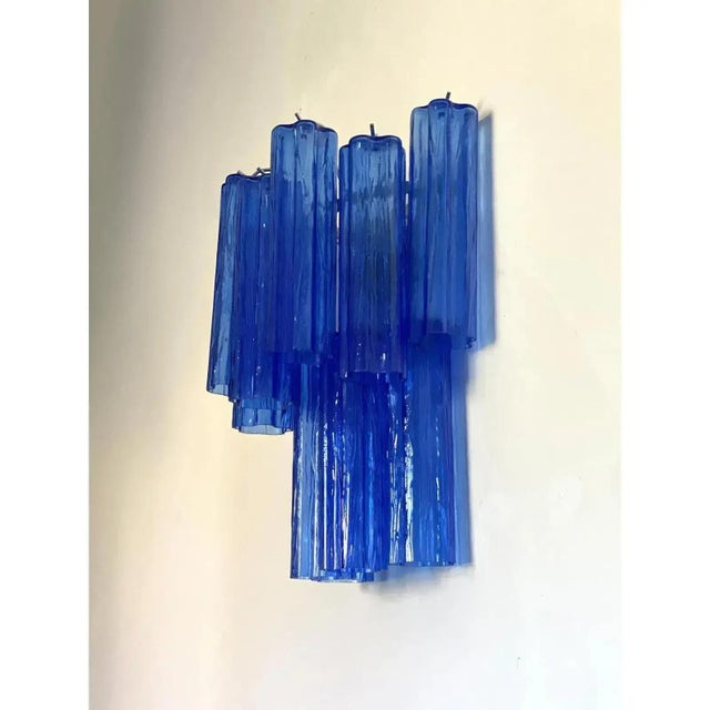 Early 21st Century Blue Tronchi Wall Sconce by Simoeng For Sale - Image 5 of 9