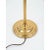 Vintage Art Deco Brass Floor Lamp With Etched Frosted Glass Shade For Sale In Washington DC - Image 6 of 6