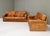 Arcon Sofas in Buffalo Leather by Marco Milisich, Italy, 1970s, Set of 2 For Sale - Image 3 of 18
